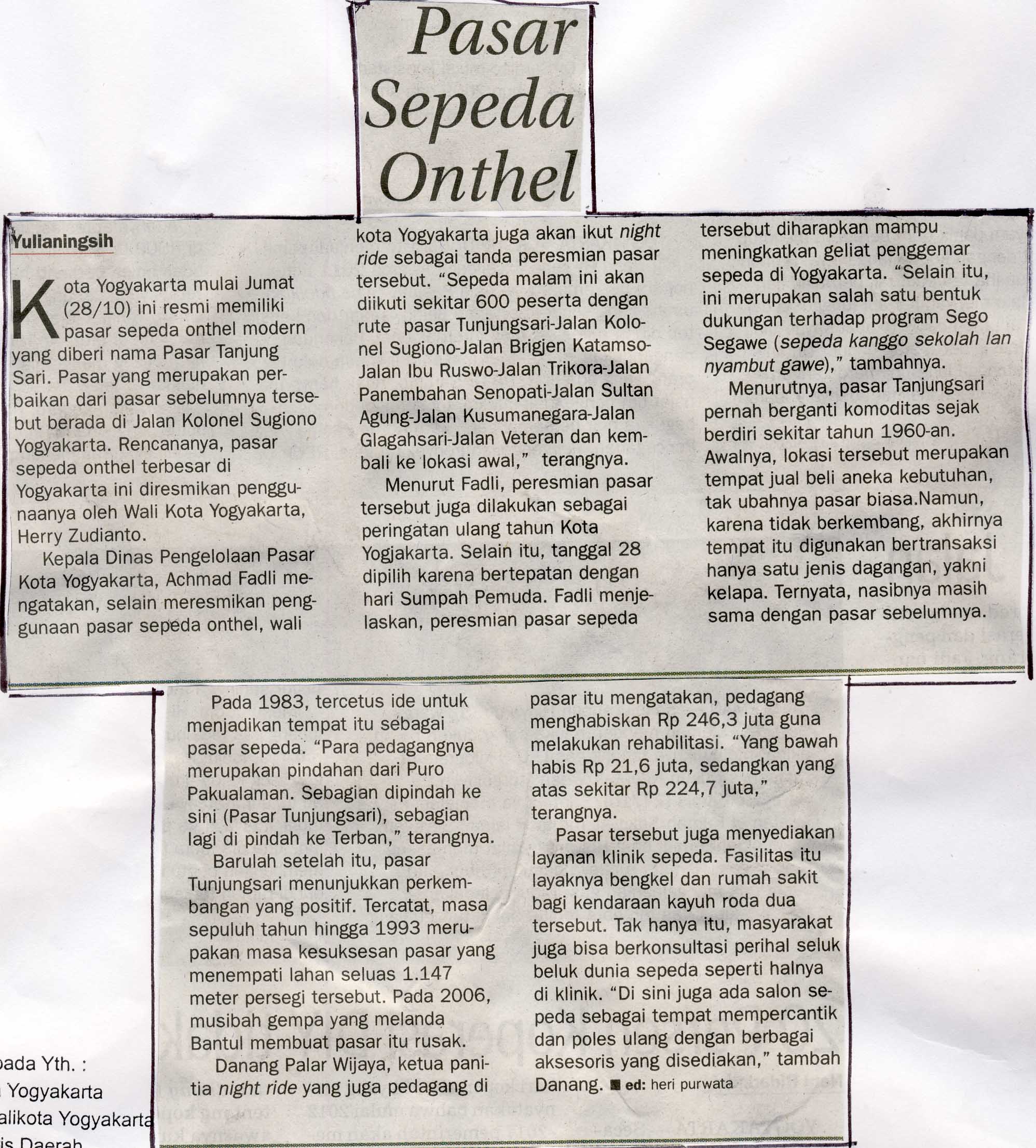 Kliping jogja terbaru